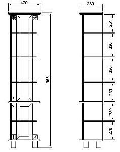 Dulap penal KMK BAKKARA (0453.4)