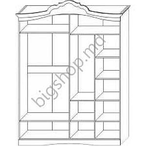 Dulap KMK Melani 1 4D 0434.1-01
