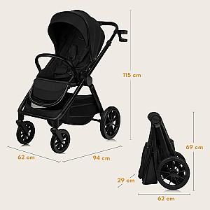 Carucior 2 in 1 Lionelo Layla Black Onyx