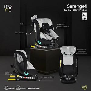 Scaun auto copii Moni Serengeti Sky Green