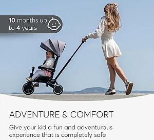 Tricicleta copii Kikka Boo Trix 2 Grey