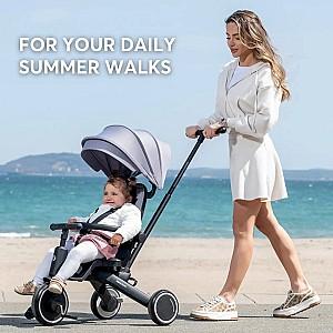 Tricicleta copii Kikka Boo Trix 2 Grey