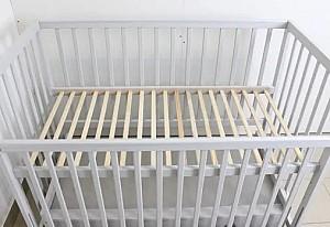 Patut copii Kuzea Sofia Gri pe balansoar cu sertar