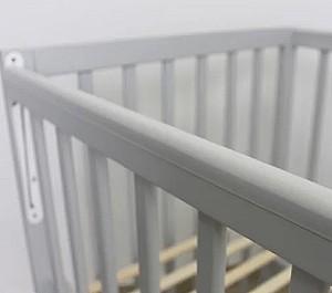 Patut copii Kuzea Sofia Gri pe balansoar cu sertar