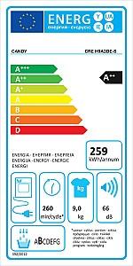 Masina de uscat rufe CANDY CRE H9A2DE-S