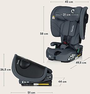 Scaun auto copii Lionelo Nelly Grey Graphite