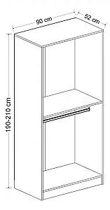 Dulap Trendy Kale Stejar 190