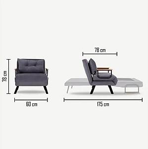 Fotoliu Trendy Sando Single Gri