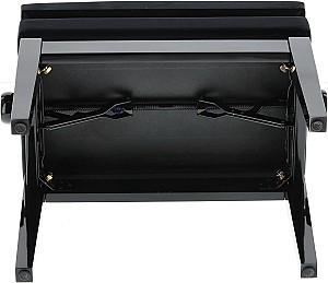 Scaun pentru pian GEWA Deluxe Compartment Black High Gloss 130510