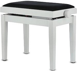 Scaun pentru pian GEWA Deluxe White Matt Seat Black 130020