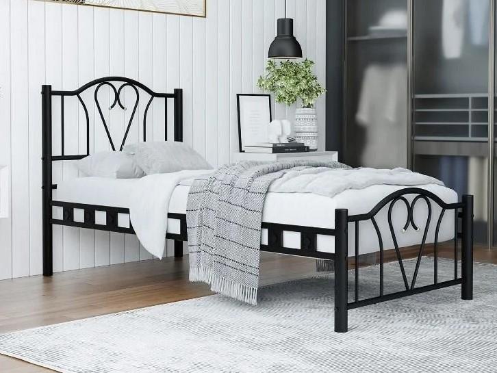 Pat copii MG-Plus Orkide 90x200 Negru