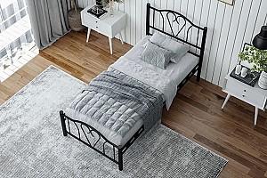 Pat copii MG-Plus Orkide 90x200 Negru