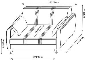 Canapea Trendy Zaden Bej
