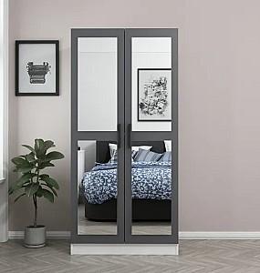 Dulap Trendy Kale Oglinda Alb Antracit 190