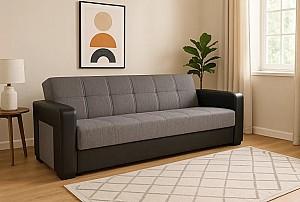 Canapea Trendy Meda Gri/Negru