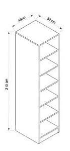 Dulap penal Trendy Kale 210 Alb