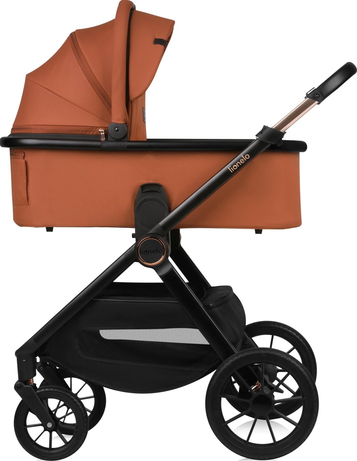 Carucior 2 in 1 Lionelo Layla Brown Rust