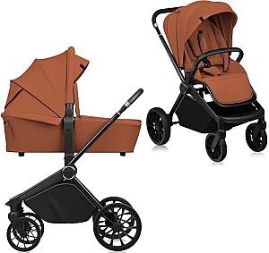 Carucior 2 in 1 Lionelo Mika Plus Brown Rust