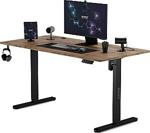 Masa gaming SENSE7 Nojo 140x70 Black Oak