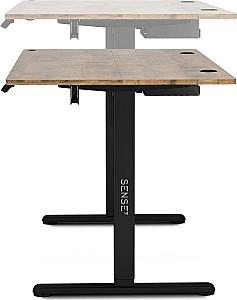 Masa gaming SENSE7 Nojo 140x70 Black Oak