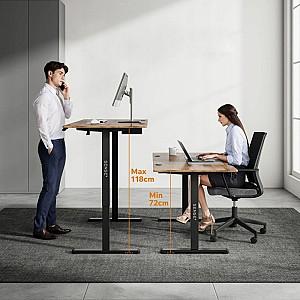 Masa gaming SENSE7 Nojo 140x70 Black Oak