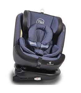 Scaun auto copii Cangaroo Pilot denim  ISOFIX 0-36 kg