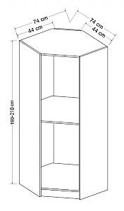 Dulap colt Trendy Kale 1 Nuc 210