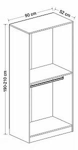 Dulap Trendy Kale Antracit 190