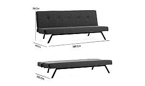 Canapea Trendy Zola Gri inchis