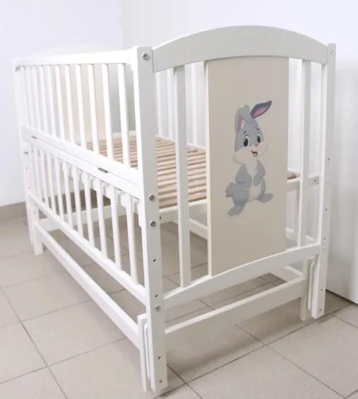 Patut copii Kuzea Iepuraș Alb pe balansoar