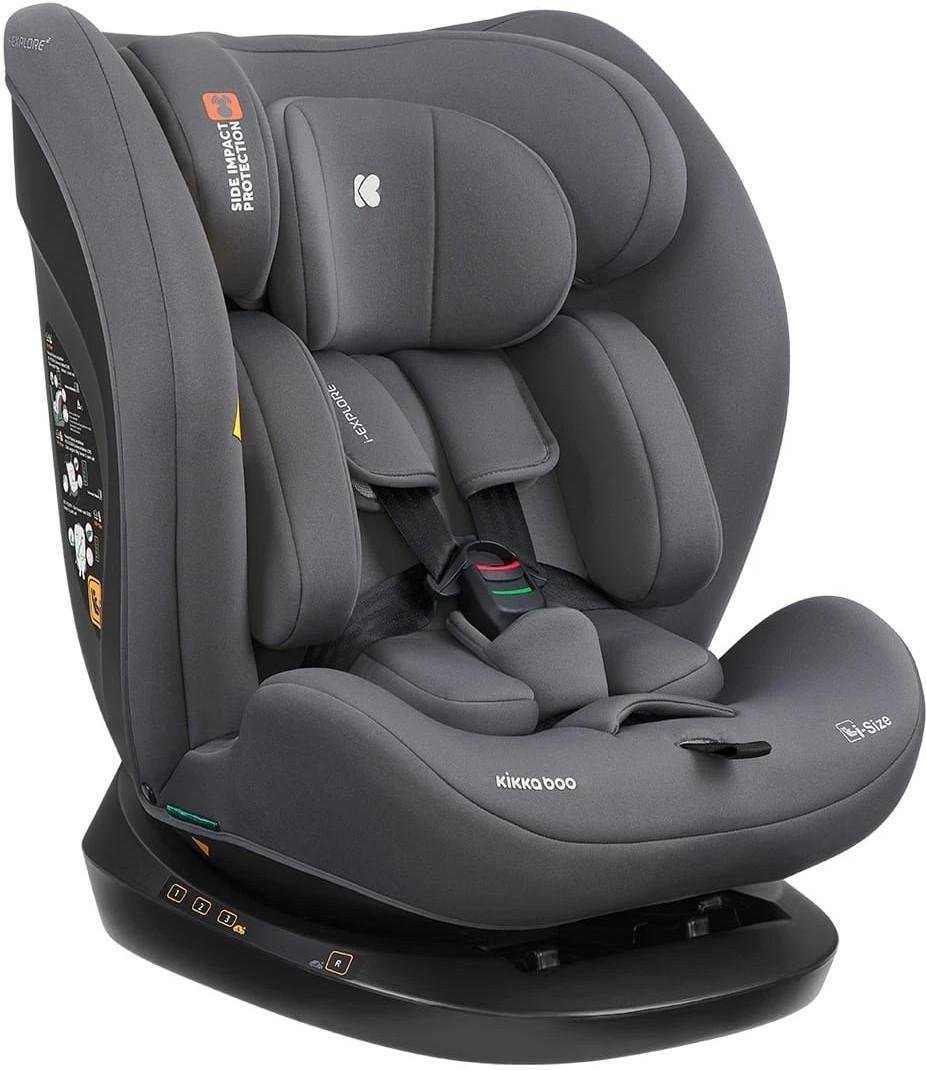Scaun auto copii Kikka Boo i-Explore 2 Grey