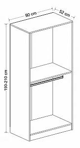 Dulap Trendy Kale Chain White 210