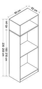 Dulap Trendy Kale Antracit 2230