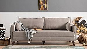 Canapea Trendy Bella 3 Crem (Bej)