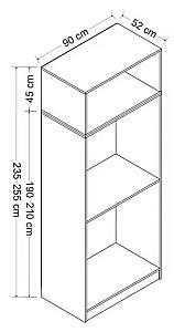 Dulap Trendy Kale Antracit 2233