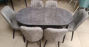 Set de masa si scaune Kelebek ES-761 (6 scaune)