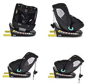 Scaun auto copii Cangaroo QUILL I-SIZE BLACK