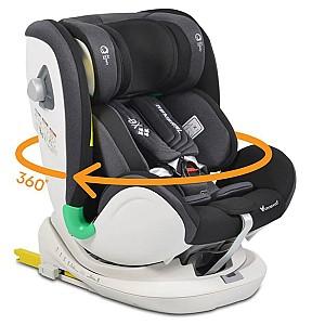 Scaun auto copii Cangaroo General Black Isofix