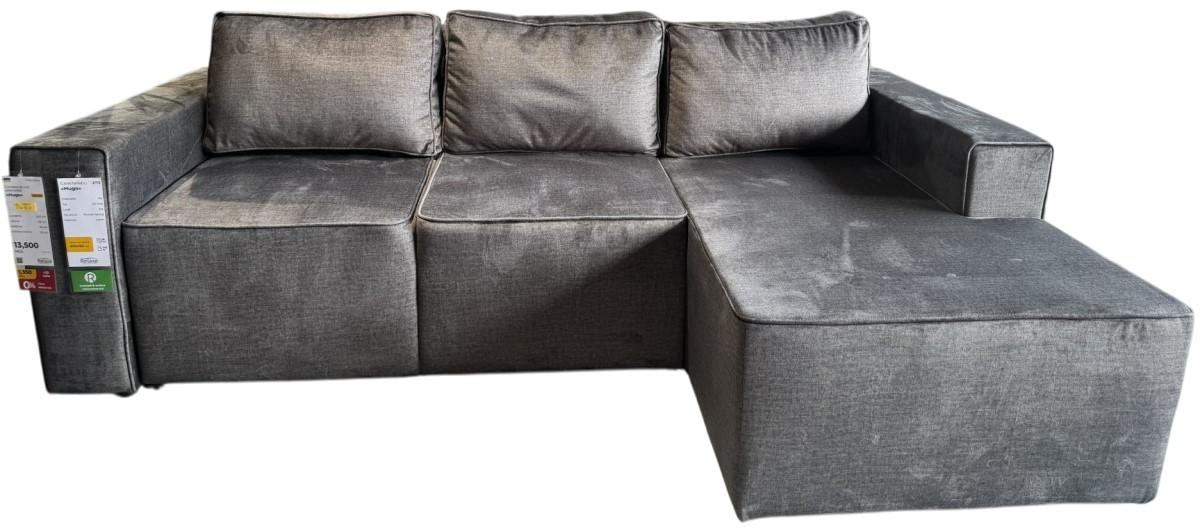 Canapea coltar Sofyno Hugo Gri inchis