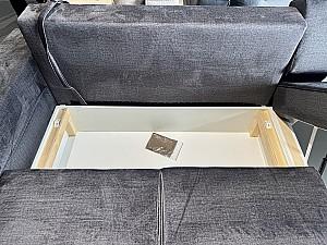 Canapea coltar Sofyno Hugo Gri inchis