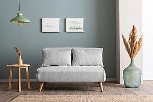 Canapea Trendy Folde 2 Teddy Fabric Gri