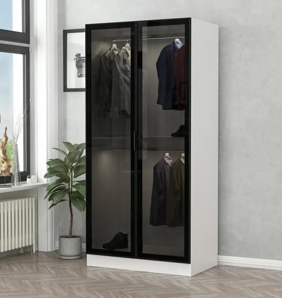 Dulap Trendy Kale Glass Black 190