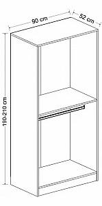 Dulap Trendy Kale Glass Black 190