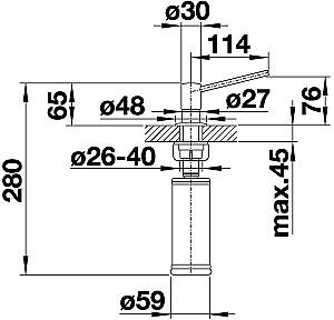 Dozator sapun lichid Blanco Torre (526700)