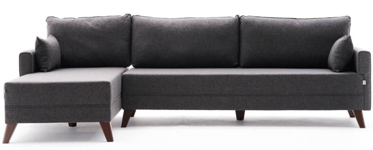 Canapea coltar Trendy Bella Stanga Antracit (Gri)