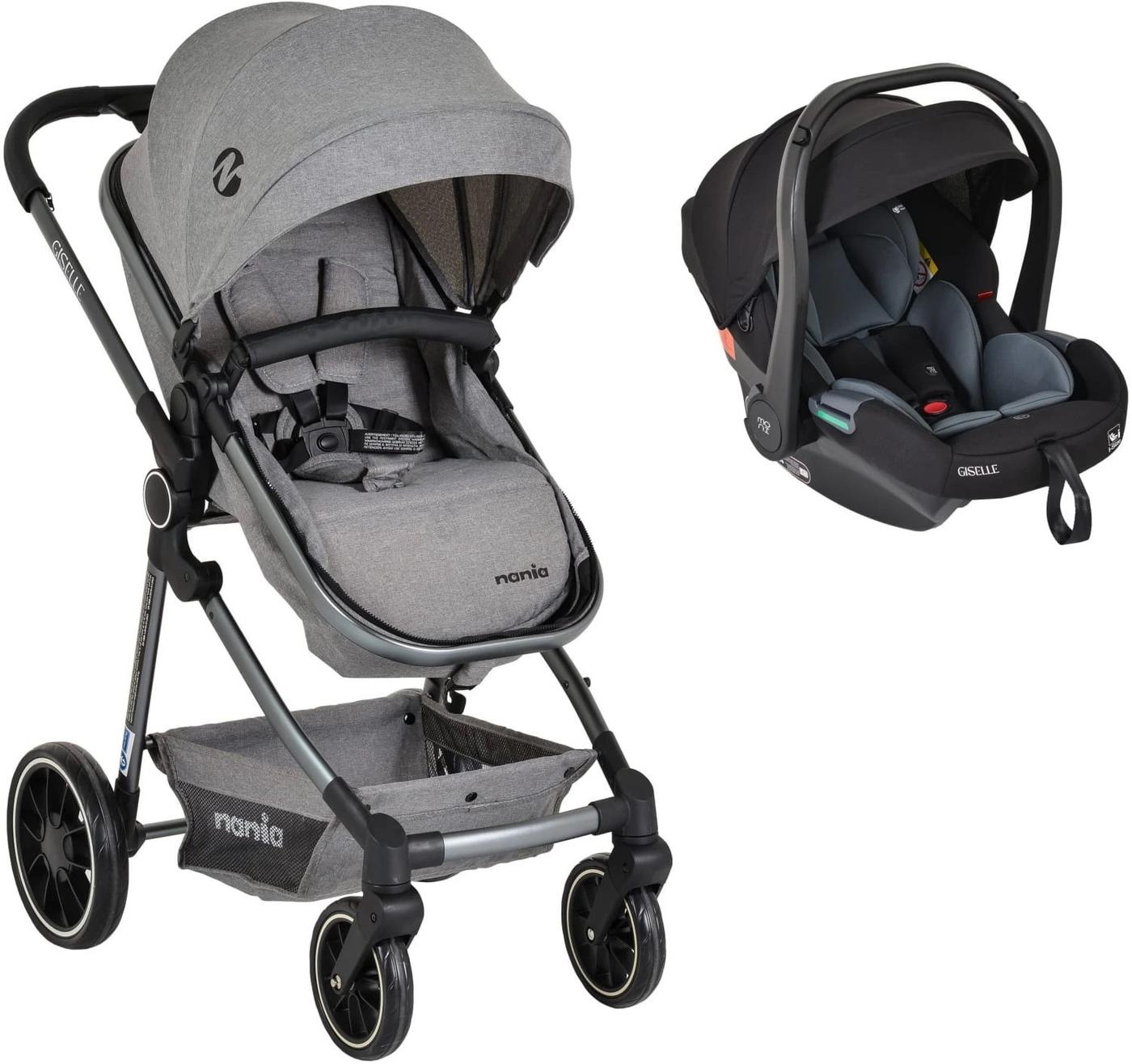 Carucior 3 in 1 Moni Giselle Grey