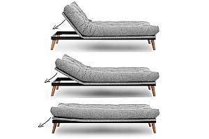 Canapea Trendy Saki Gri deschis