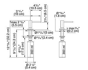 Dozator sapun lichid Franke Active Plus ( 112.0633.079 )