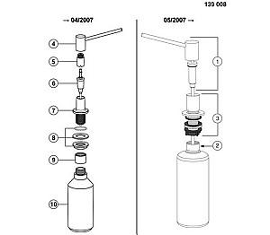 Dozator sapun lichid Blanco 512593 Torre