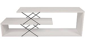 Tumba pentru televizor Trendy Zigzag Alb